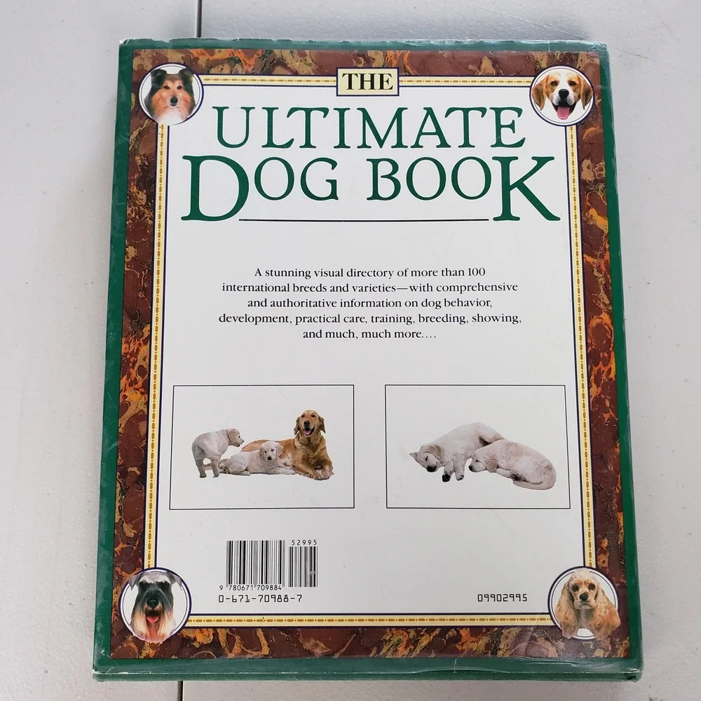 The Ultimate Dog Book David Taylor Hardcover 1990 Illustrated Breeds Guide